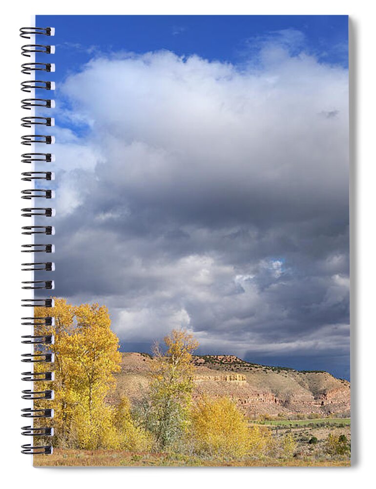 Desert Landscapes Spiral Notebook featuring the photograph Manila Utah Autumn Landscape by Kathleen Bishop