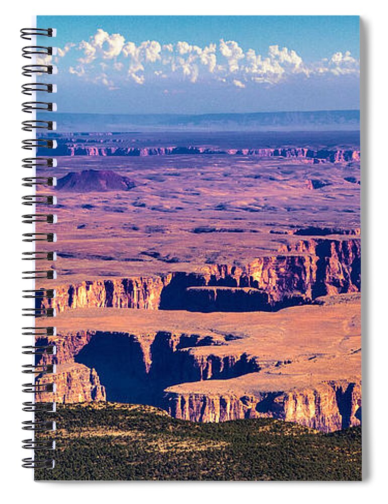 Arizona Grand Canyon Marble Cliffs Colorful Rock Landscape Painted Desert Fstop101 Spiral Notebook featuring the photograph Marble Canyon Arizona by Geno Lee