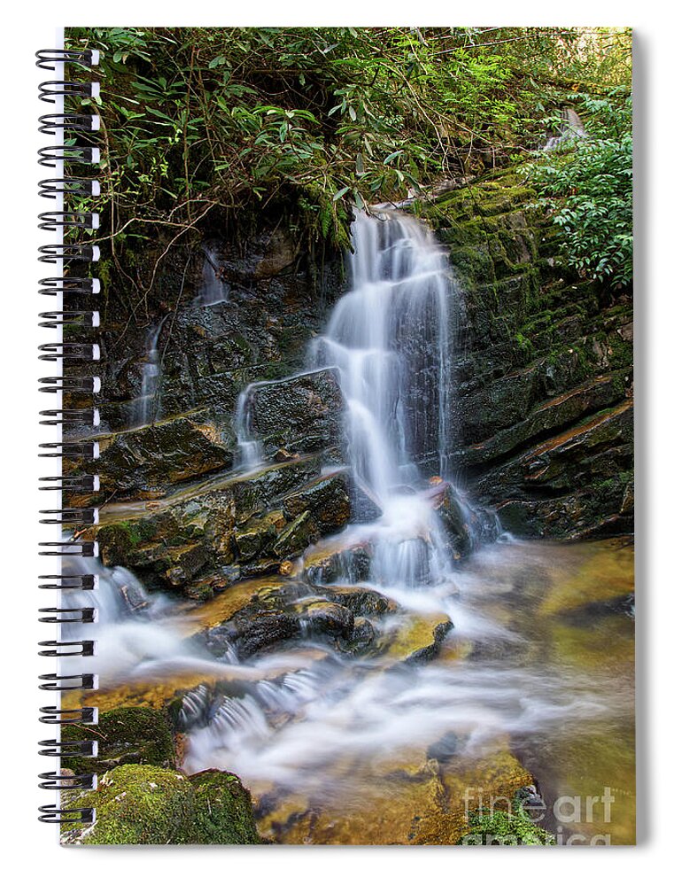 Margarette Falls Spiral Notebook featuring the photograph Margarette Falls 10 by Phil Perkins
