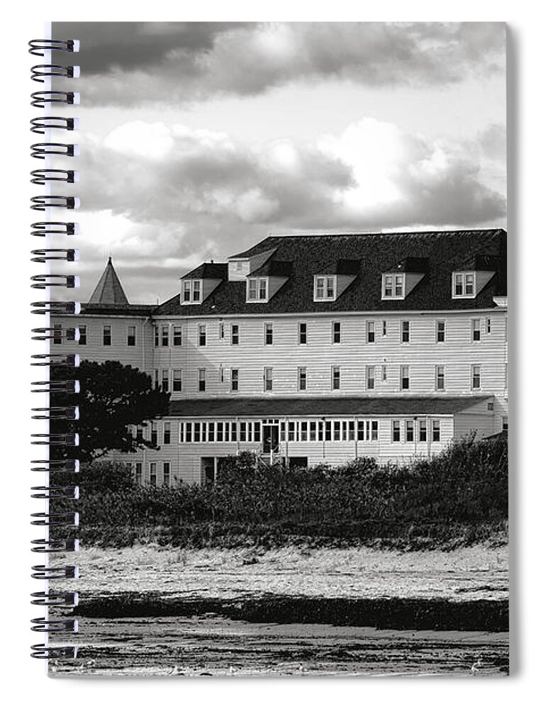 Marie Spiral Notebook featuring the photograph Marie Joseph Spiritual Center by Olivier Le Queinec