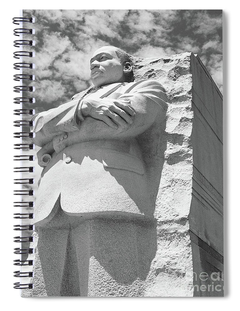 Martin Luther King Jr. Spiral Notebook featuring the photograph Martin Luther King Jr. Memorial by Edward Fielding