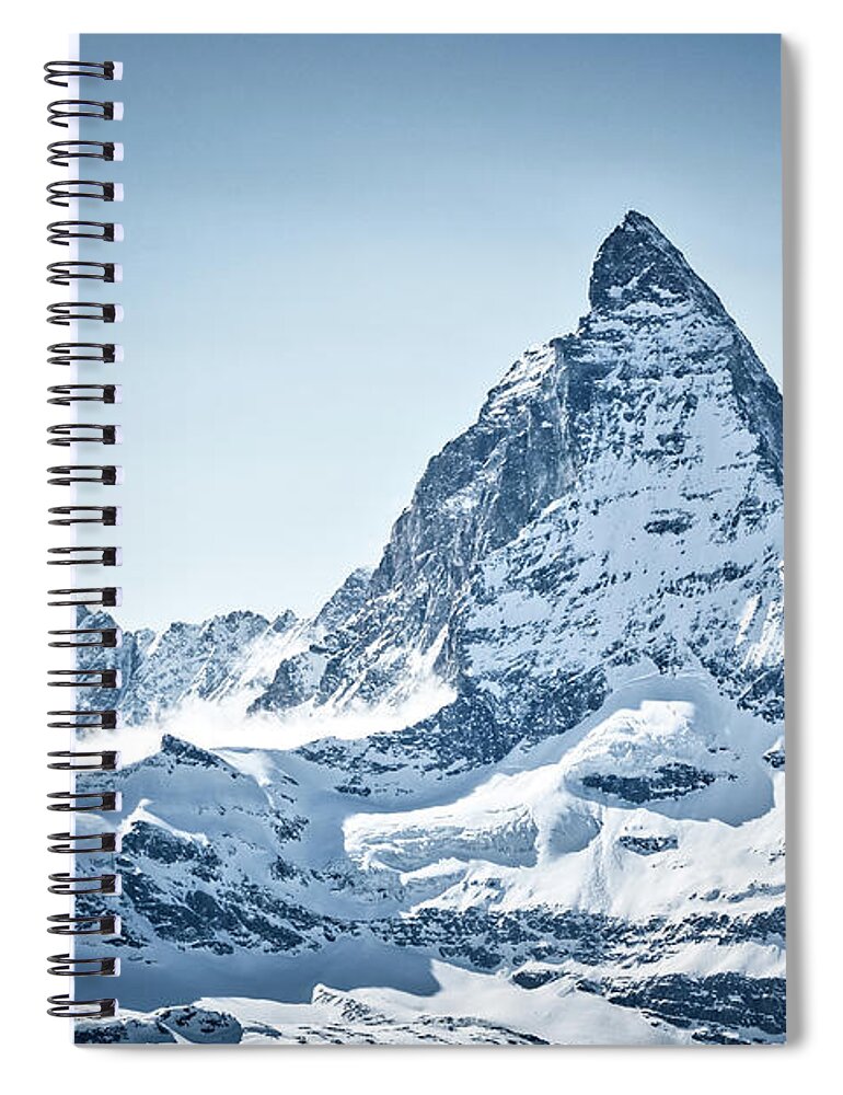 Resolution Spiral Notebook featuring the photograph Matterhorn by Rick Deacon
