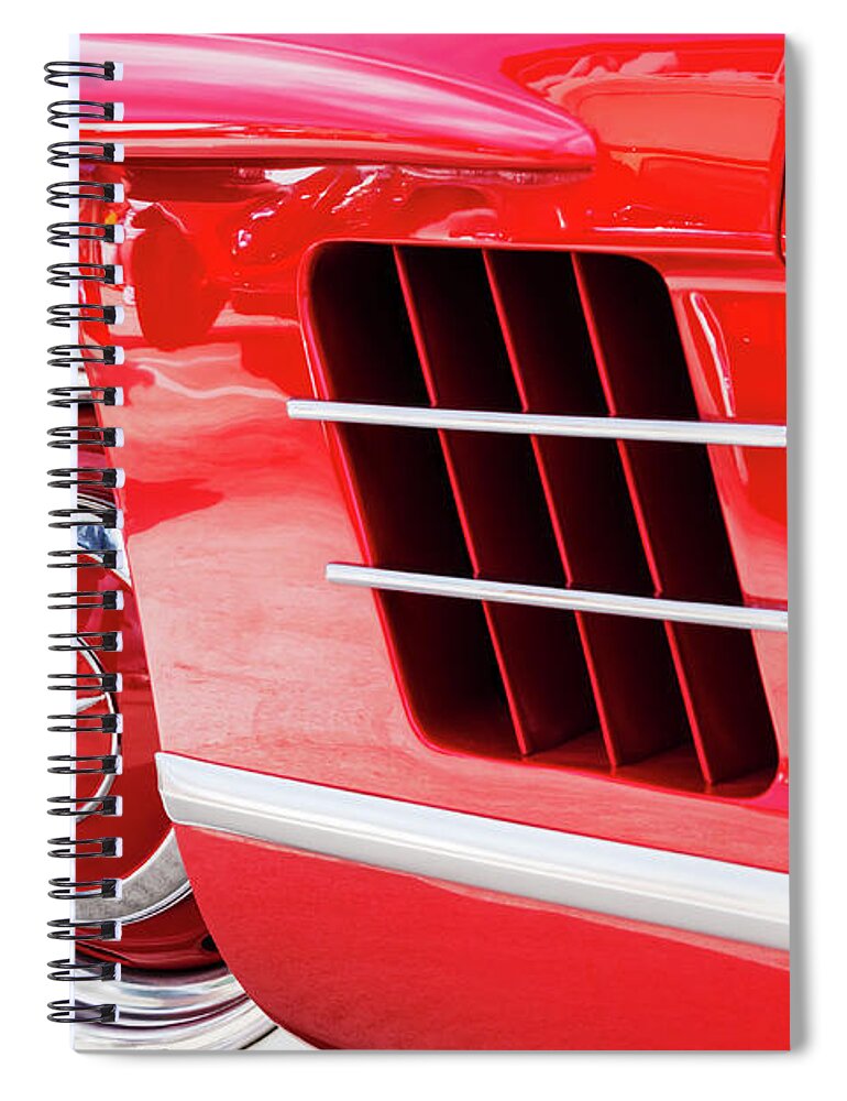 1961 Mercedes Benz 300 Sl Spiral Notebook featuring the photograph Mb 300 Sl by Dennis Hedberg