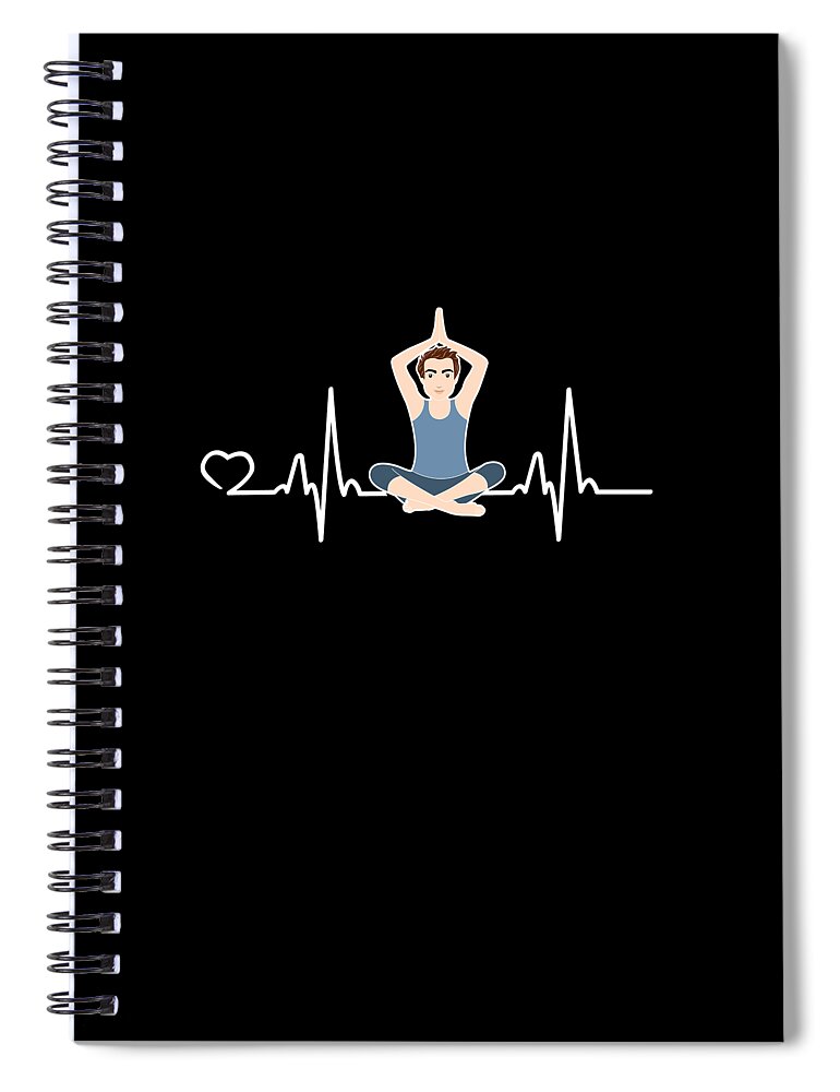 Mens Yoga Teacher Namaste Karma Yoga Gift Spiral Notebook by Lukas Davis -  Fine Art America