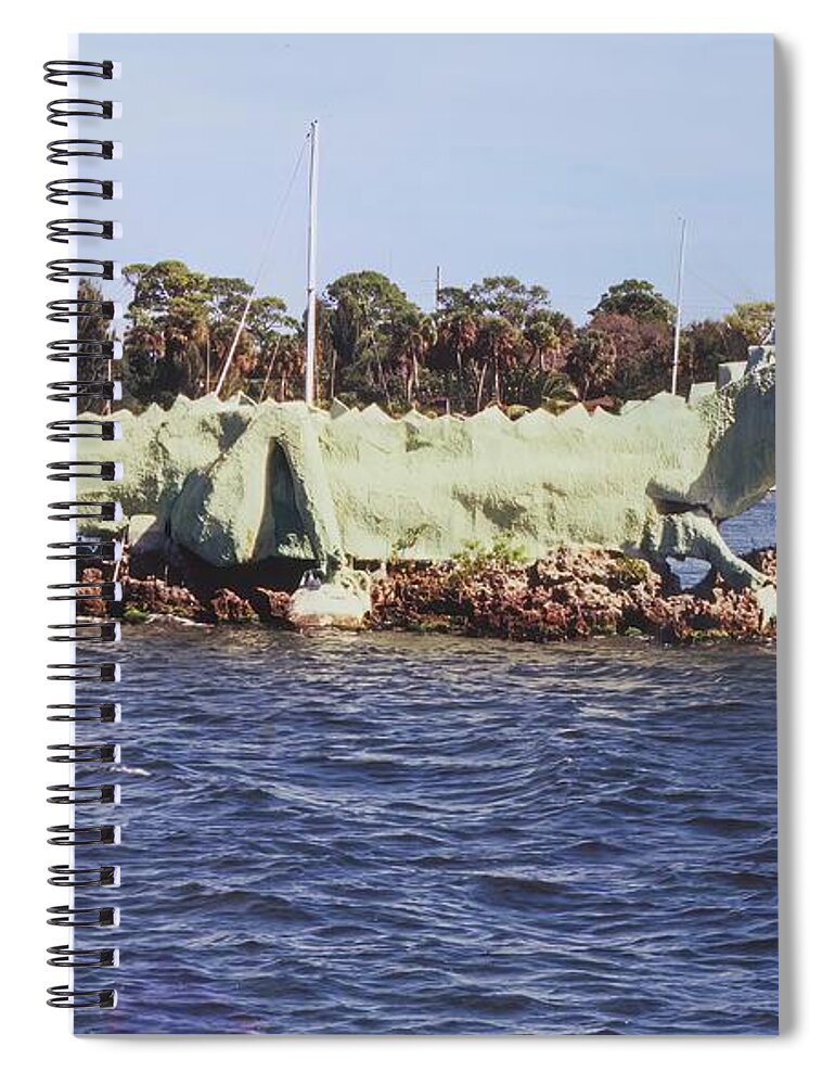 Dragon Spiral Notebook featuring the photograph Merritt Island River Dragon by Bradford Martin