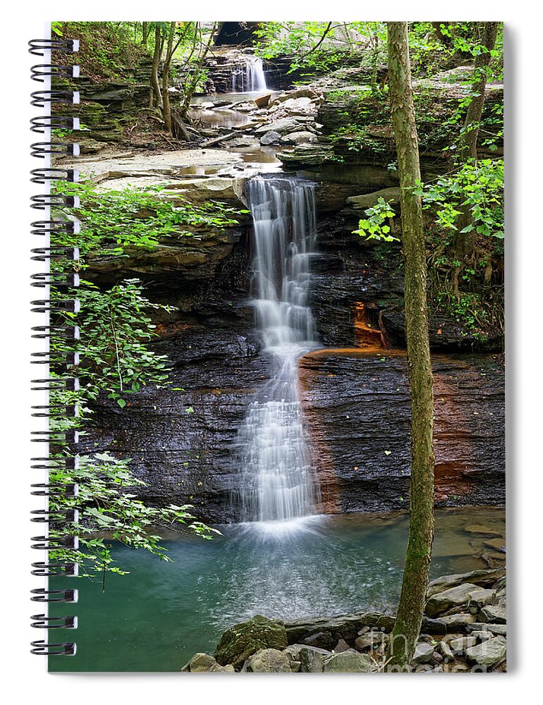Falls Spiral Notebook featuring the photograph Middle Fork Falls 6 by Phil Perkins