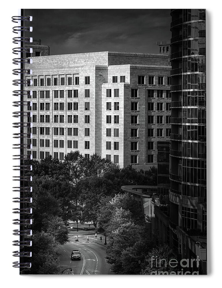 1101 Juniper Spiral Notebook featuring the photograph Midtown From Park Central by Doug Sturgess