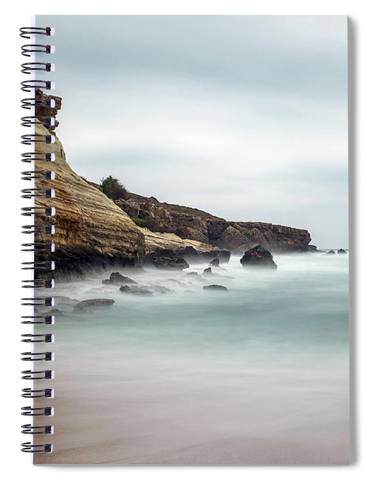 Sand Spiral Notebook featuring the photograph Milky Summer by Stelios Kleanthous