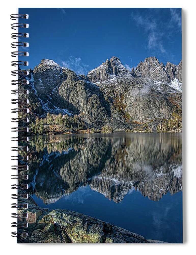 Landscape Spiral Notebook featuring the photograph Minaret Lake by Romeo Victor