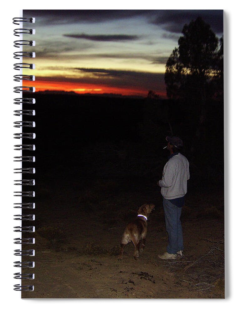 Sunset Spiral Notebook featuring the photograph Missing You by Doug Miller
