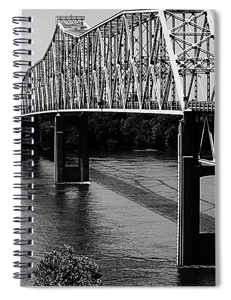 Mississippi River Spiral Notebook featuring the photograph Mississippi River by Cheryl Day