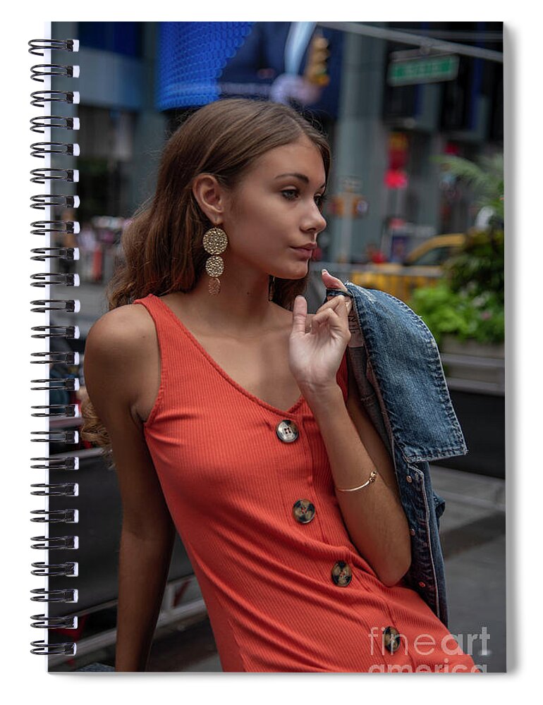 Joshua Mimbs Spiral Notebook featuring the photograph Modeling Photography by FineArtRoyal Joshua Mimbs