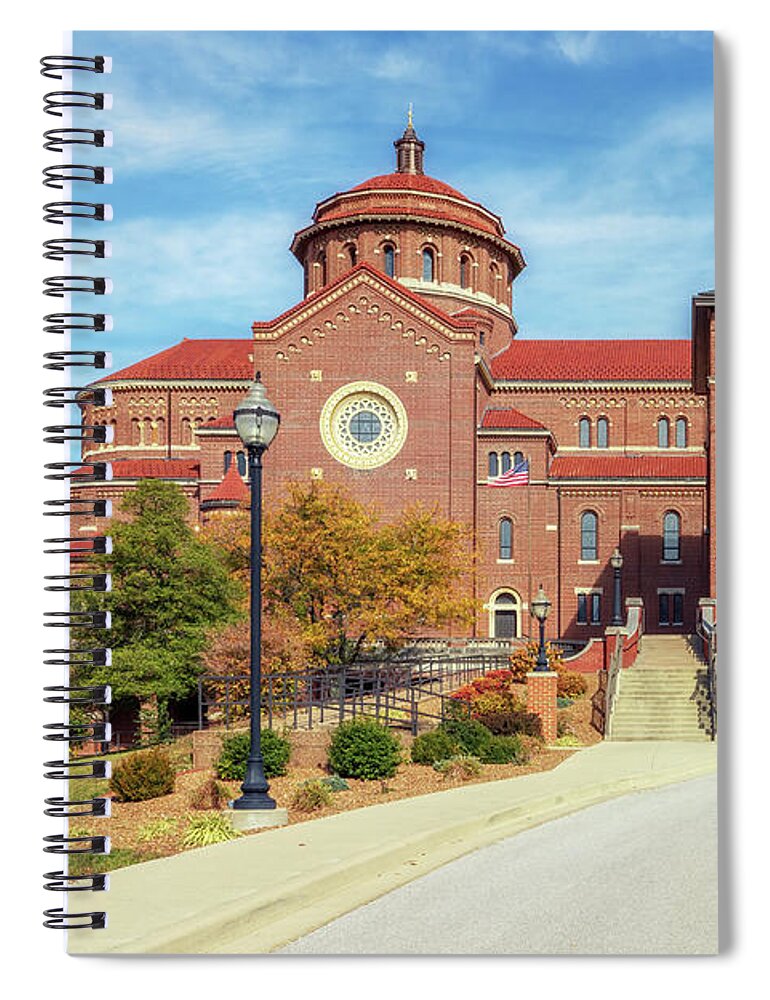 Monastery Spiral Notebook featuring the photograph Monastery Immaculate Conception by Susan Rissi Tregoning