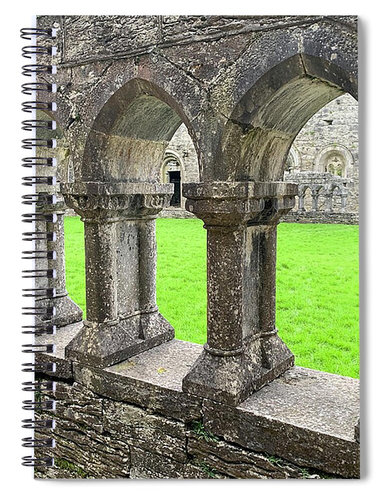 Monastery Spiral Notebook featuring the photograph Monastery in Tuam, Ireland by Peggy Dietz