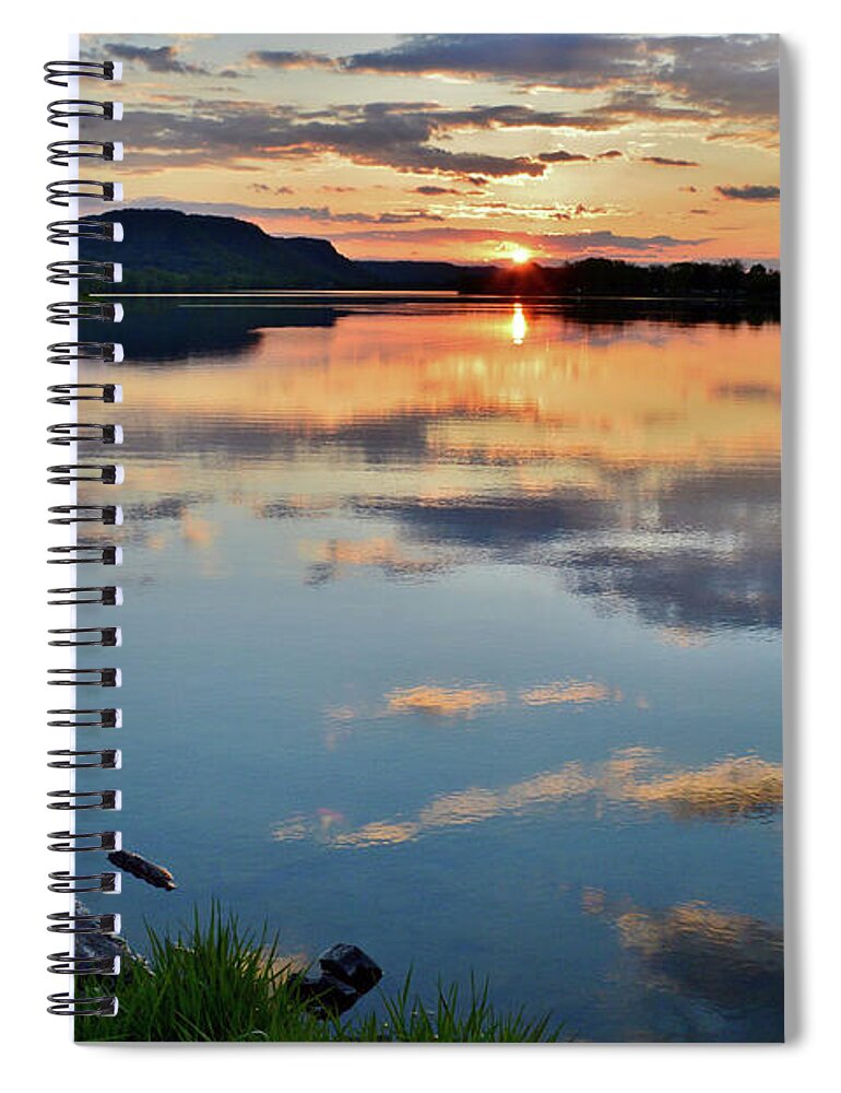 Sunset Spiral Notebook featuring the photograph Monday by Susie Loechler