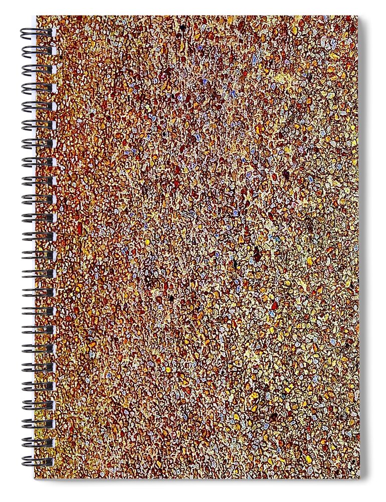 Abstract Spiral Notebook featuring the photograph Monet 2020 nr.2 by Pierre Dijk