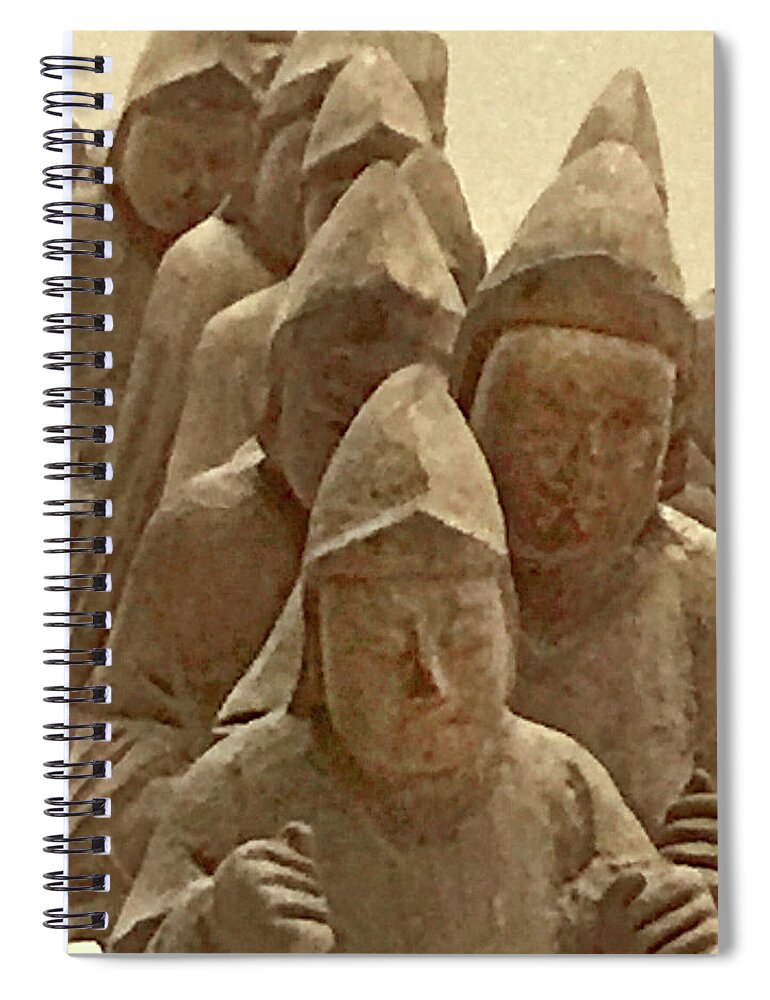China Spiral Notebook featuring the photograph Procession by Kerry Obrist