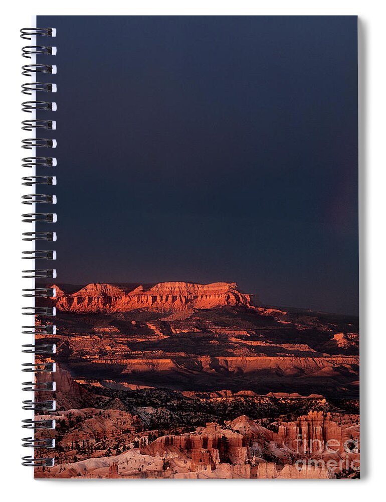 Dave Welling Spiral Notebook featuring the photograph Monsoon Storm Bryce Canyon National Park by Dave Welling