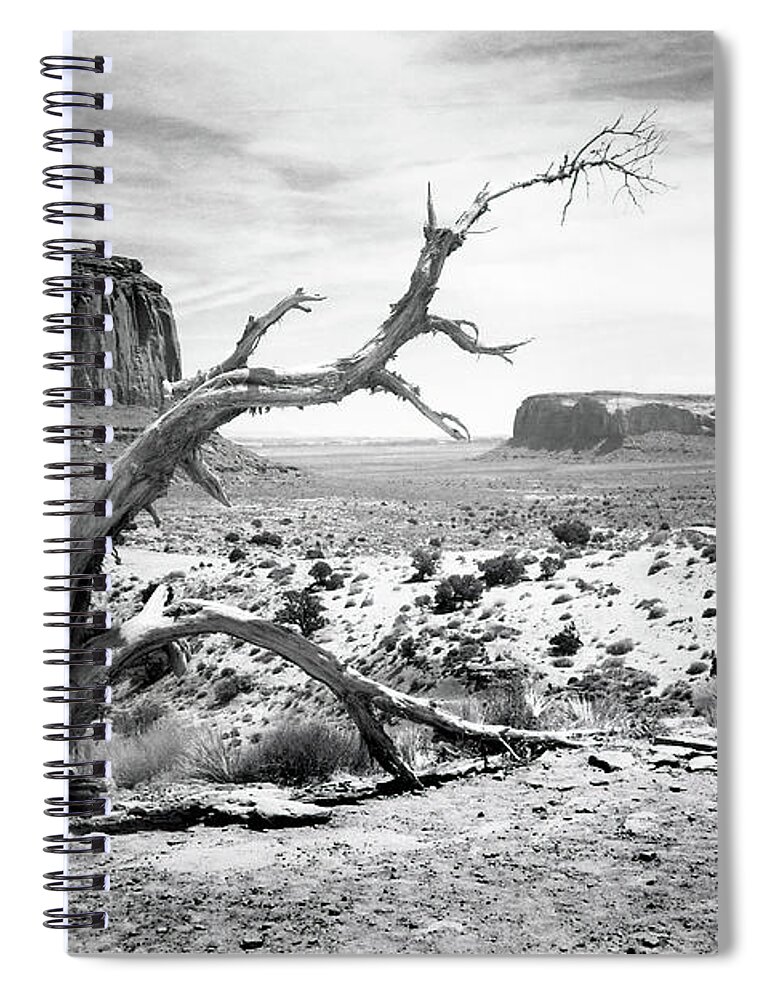 Monument Valley Spiral Notebook featuring the photograph Monument Valley, Utah by Jerry Griffin