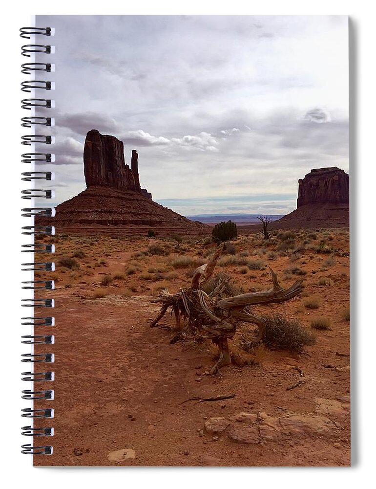 Monument Valley Spiral Notebook featuring the photograph Monument Valley, USA by Bettina X
