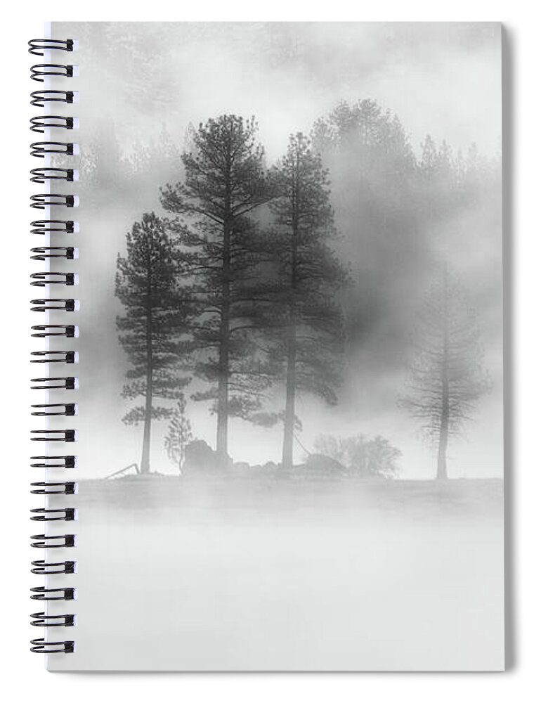 Lake Spiral Notebook featuring the photograph Moody Dawn by Mike Lee