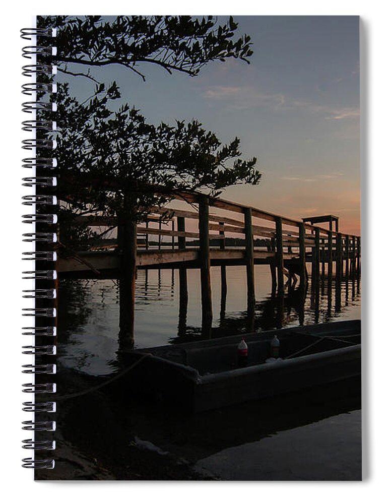 Morning Spiral Notebook featuring the photograph Mornin' on the Indian River by Dorothy Cunningham