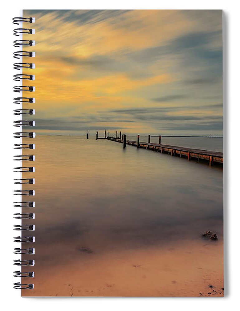 Landscapes Spiral Notebook featuring the photograph Morning Glory by DB Hayes