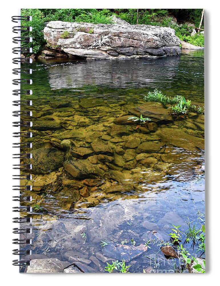 Tennessee Spiral Notebook featuring the photograph Morning Reflections 2 by Phil Perkins