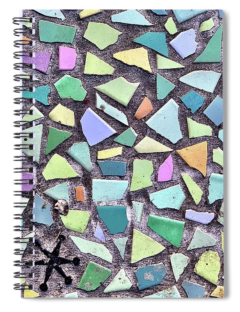 Spiral Notebook featuring the photograph Mosaic by Julie Gebhardt