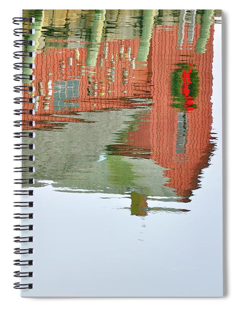 Rockport Spiral Notebook featuring the photograph Motif #1 Reflection by Luke Moore