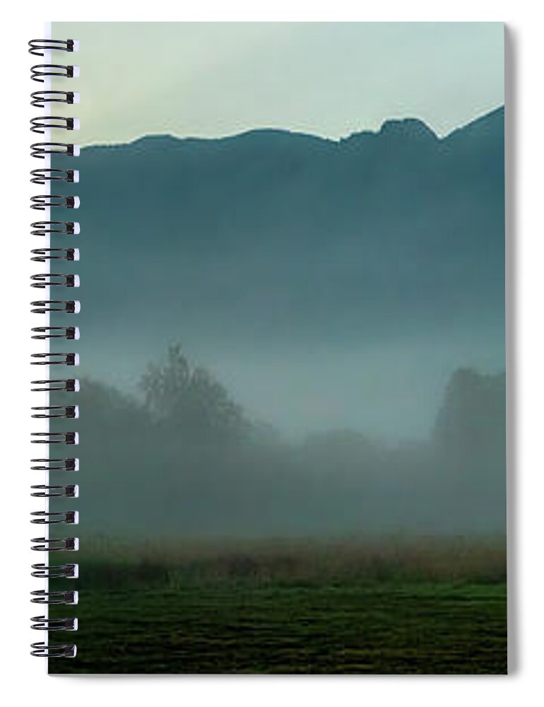 Mt Si Spiral Notebook featuring the photograph Mount Si at Sunrise by Larey McDaniel