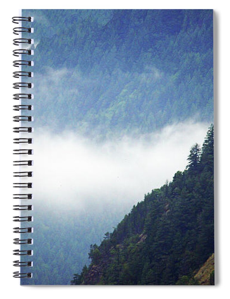 Mountains Spiral Notebook featuring the photograph Mountain Clouds III by Cameron Wood