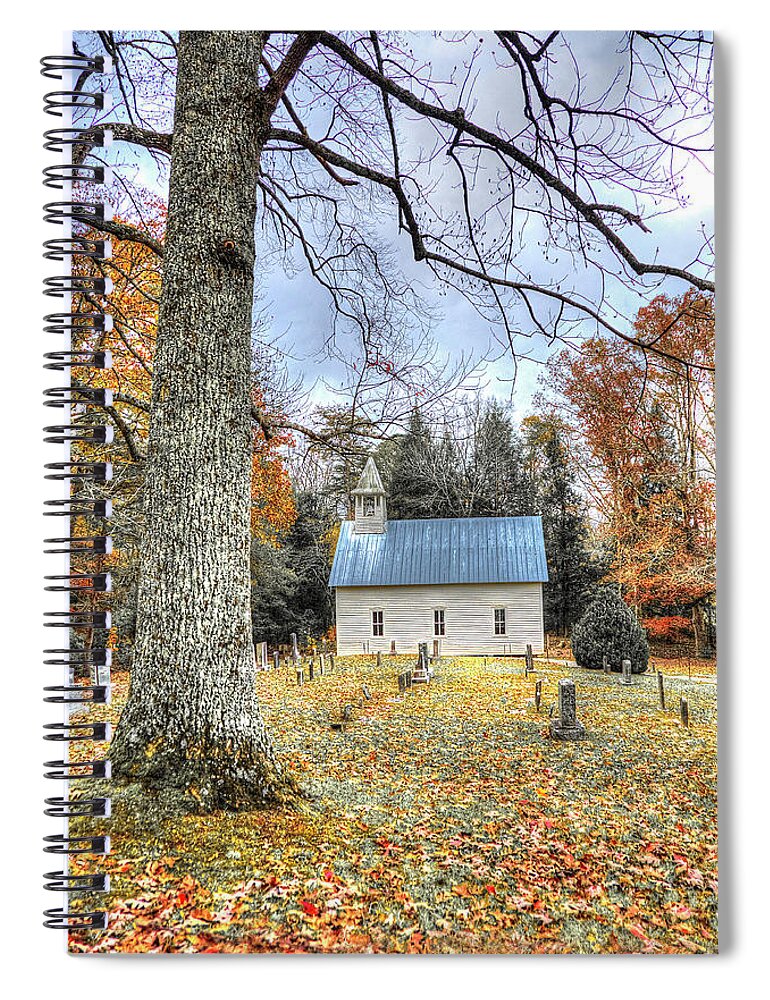 Faith Spiral Notebook featuring the photograph Mountain Faith by Randall Dill