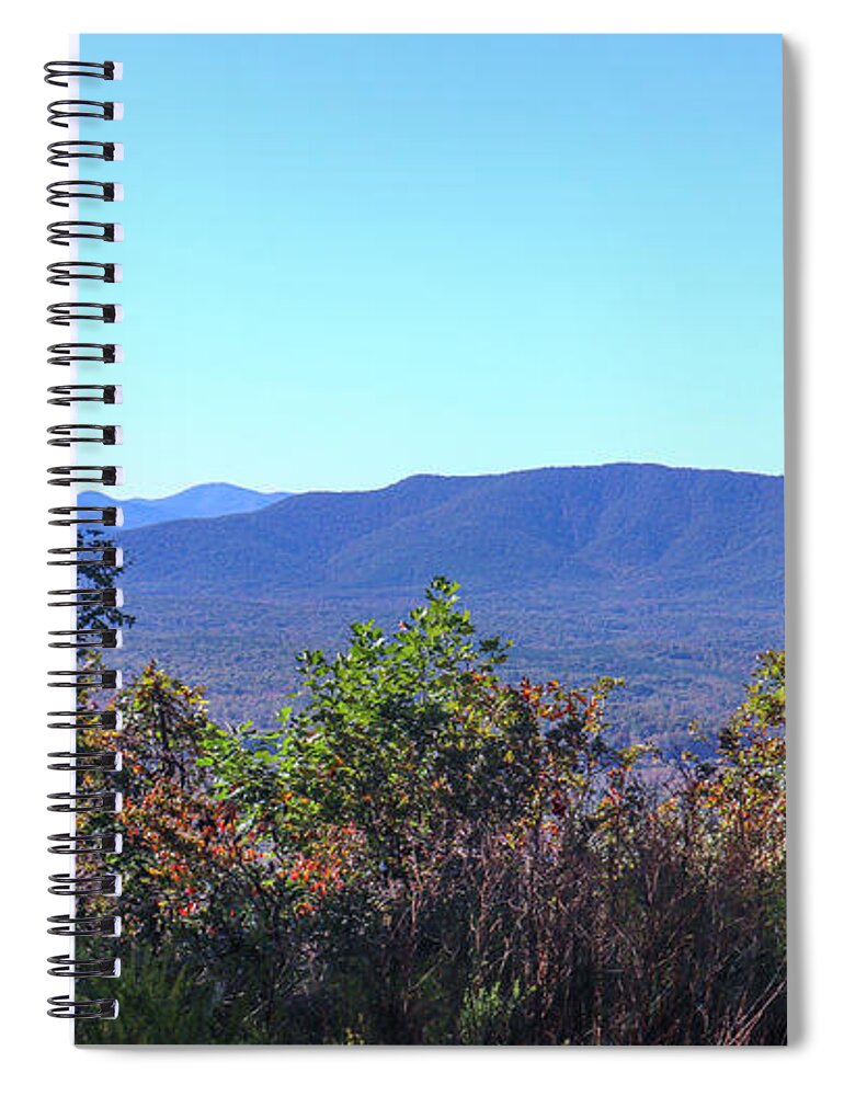 Mountains Spiral Notebook featuring the photograph Mountain To Mountain by Ed Williams