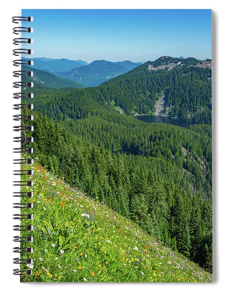Flowers Spiral Notebook featuring the photograph Mountain Trail 2 by Pelo Blanco Photo