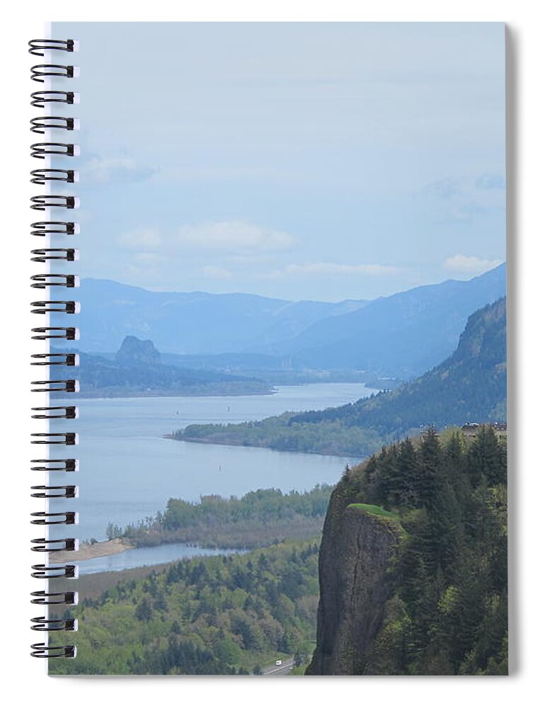 Landscape Spiral Notebook featuring the photograph Photo by Teng Wang
