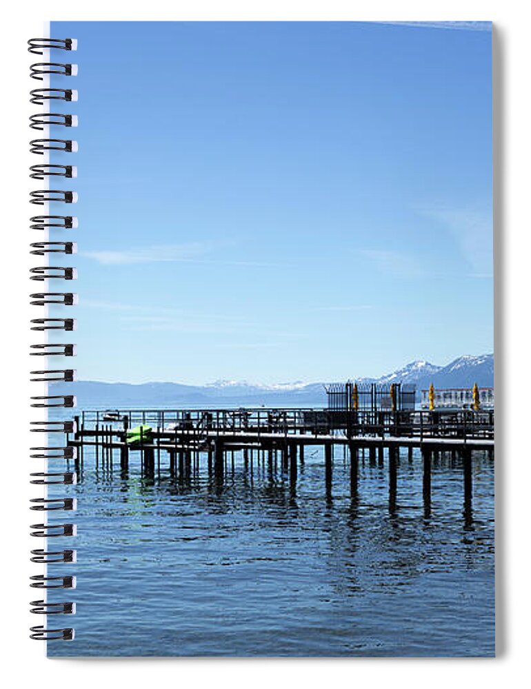 Landscape Spiral Notebook featuring the photograph M.S. Dixie II by Manuela's Camera Obscura