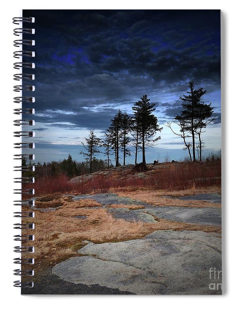 Tranquil Spiral Notebook featuring the photograph Mt. Agamenticus, York, ME #3 by Marcia Lee Jones