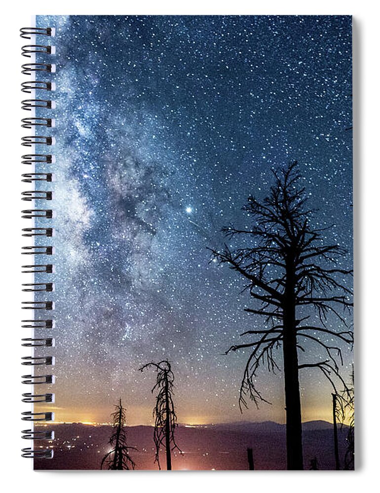 Star Spiral Notebook featuring the photograph Mt Graham Milky Way by Ryan Ketterer