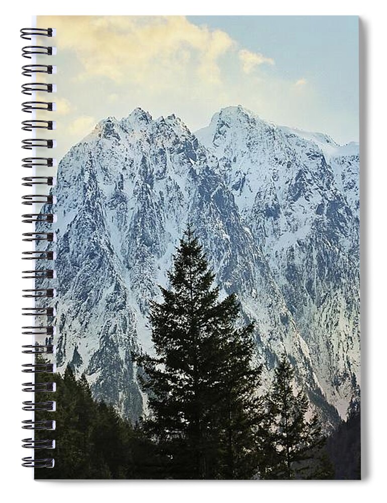 Mountains Spiral Notebook featuring the photograph Mt Index by Sylvia Cook