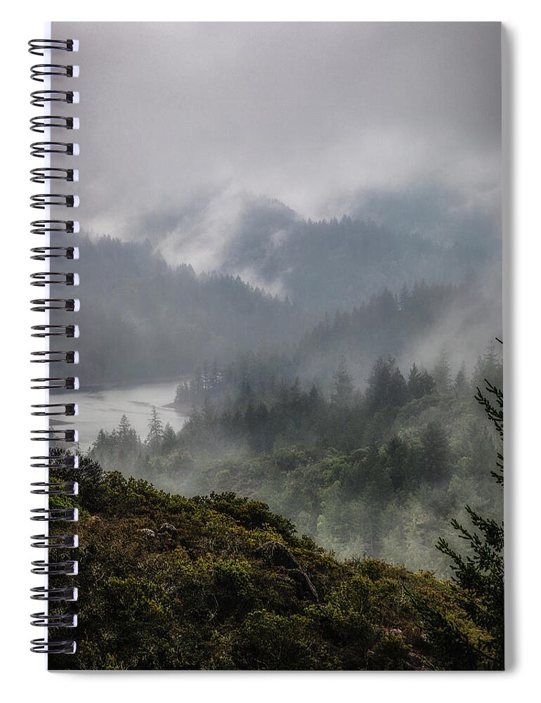 Mt. Tamalpais Spiral Notebook featuring the photograph Mt. Tamalpais watershed by Donald Kinney