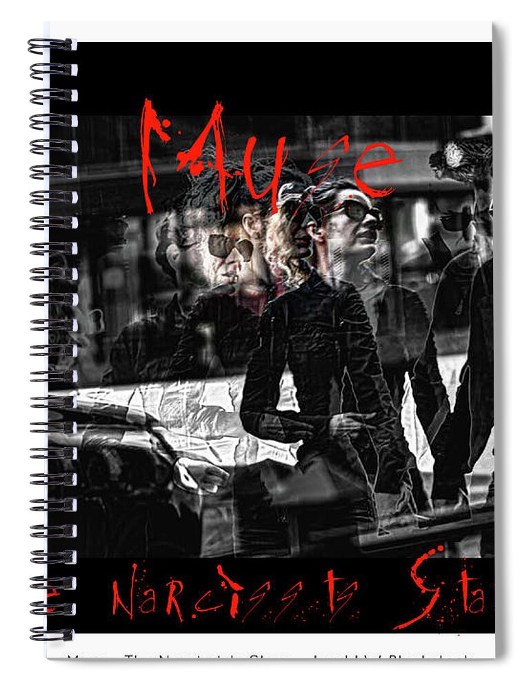  Spiral Notebook featuring the digital art Muse by Jerald Blackstock