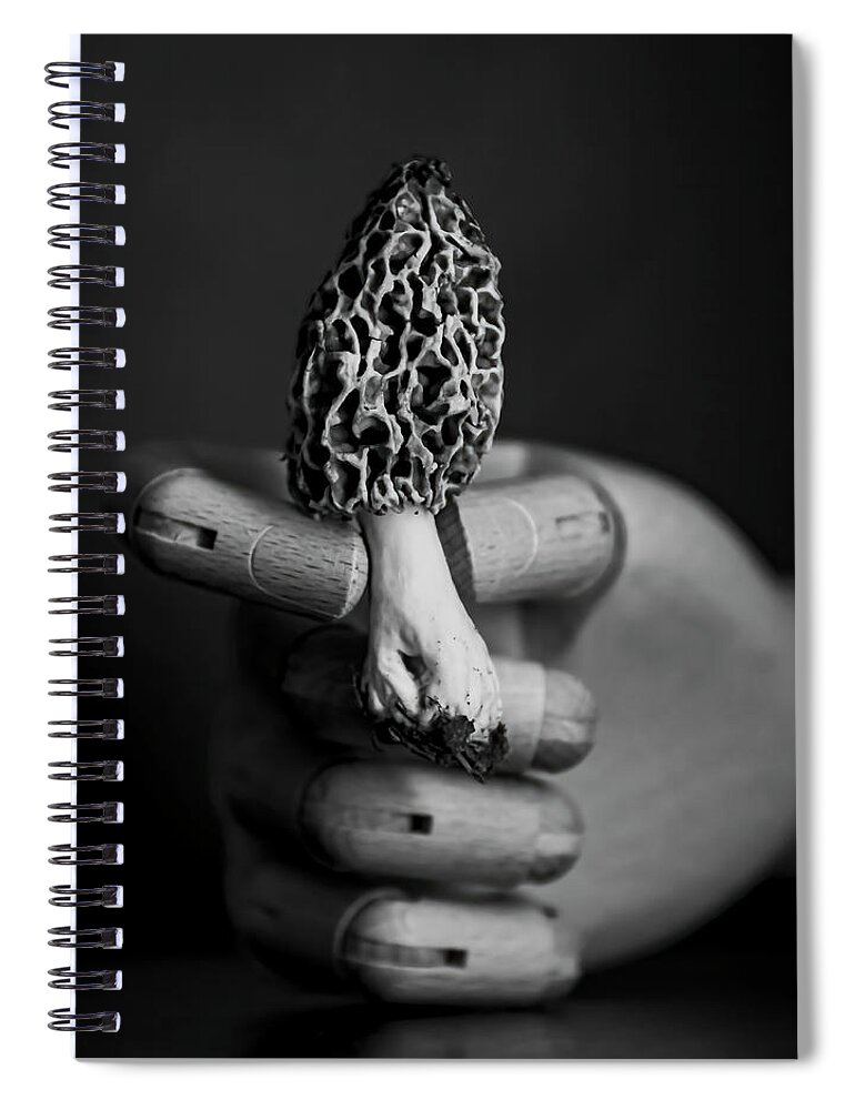 Spring Spiral Notebook featuring the photograph Mushroom Hunting by Holly Ross