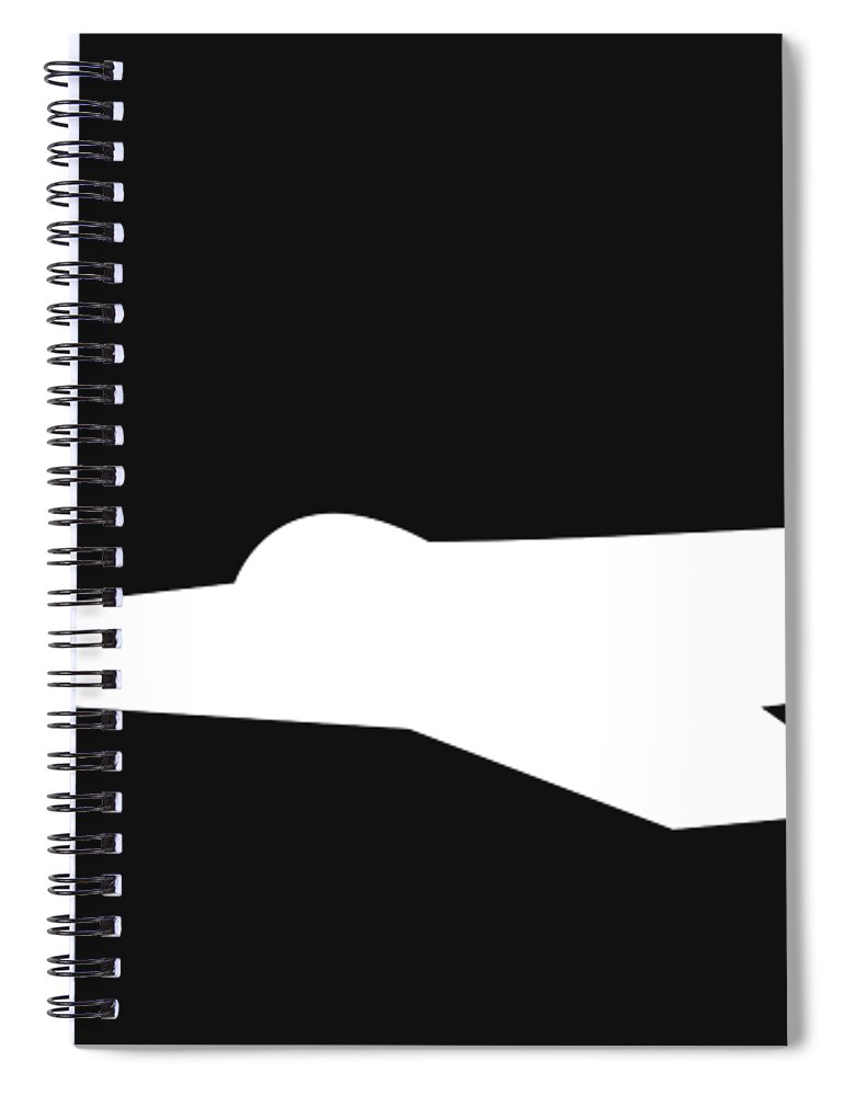 David Bridburg Spiral Notebook featuring the digital art Music Notes 8 by David Bridburg