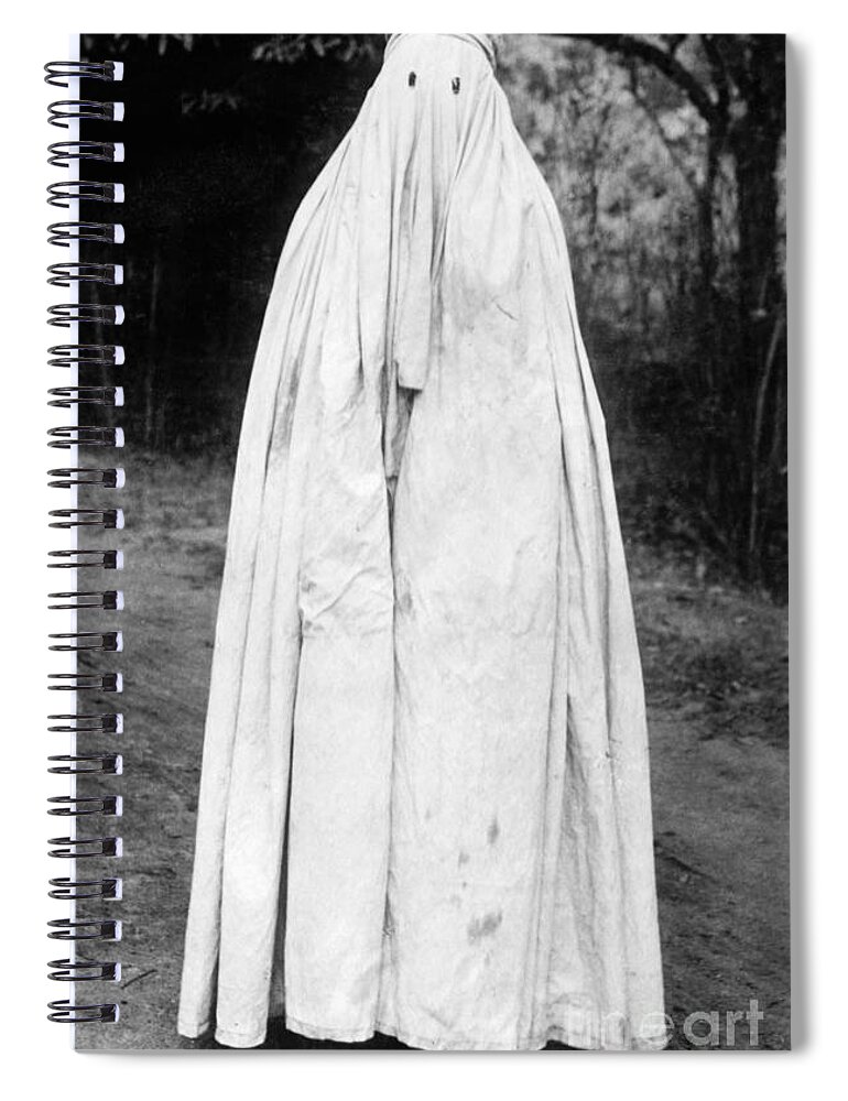 1922 Spiral Notebook featuring the photograph Muslim Woman, 1922 by Granger