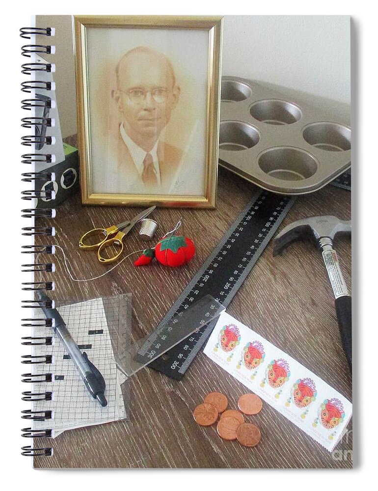 Still Life Spiral Notebook featuring the photograph My Dad by Denise F Fulmer