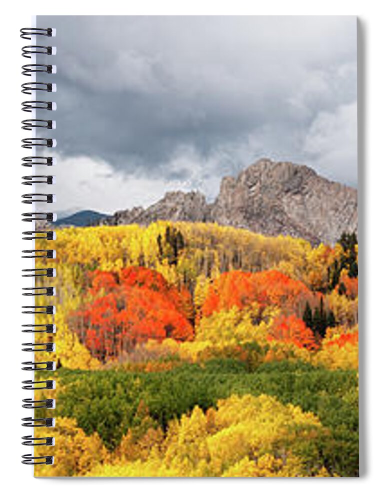 Fall Spiral Notebook featuring the photograph My Pretty by Elin Skov Vaeth