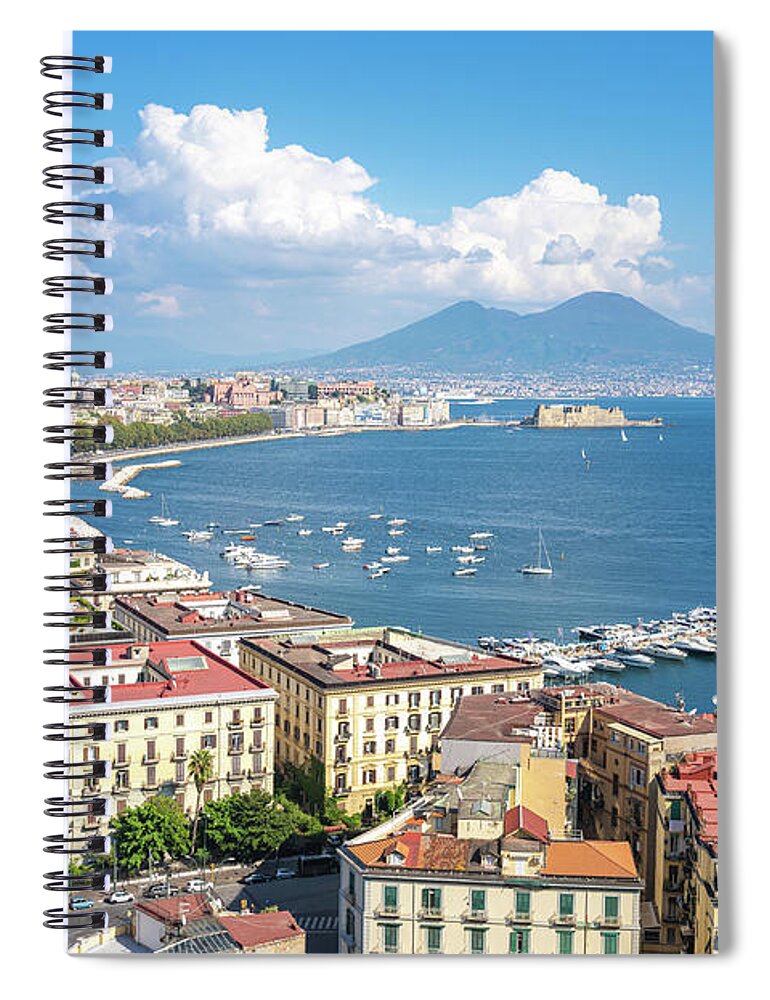 Naples Spiral Notebook featuring the photograph Napoli by Francesco Riccardo Iacomino