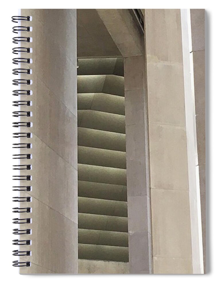 Photograph Spiral Notebook featuring the photograph Narrowing by Richard Wetterauer