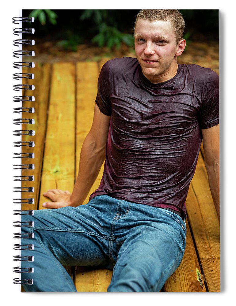 Nate Spiral Notebook featuring the photograph Nate by Jim Whitley
